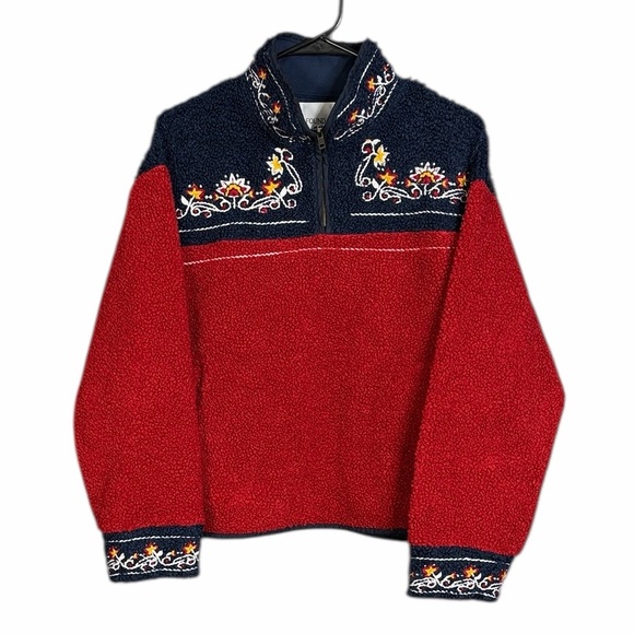 Found Pahari Floral Embroidered Pullover Unisex XS - Picture 2 of 7